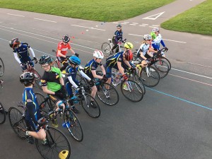 Laura on the start line